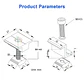 Solar Panel Adjustable Bracket Clamps PV Bracket Mounting Clip Solar Mid And End Clamp 30mm 35mm 40mm For Fixing Solar Panel - thumbnail 6