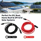 Solar Extension Cable 1-10M Waterproof PV Wire Red Black 2.5/4/6mm² Copper Cable for RV Home Off Grid Solar System - thumbnail 5