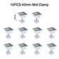 Solar Panel Adjustable Bracket Clamps PV Bracket Mounting Clip Solar Mid And End Clamp 30mm 35mm 40mm For Fixing Solar Panel - thumbnail 11