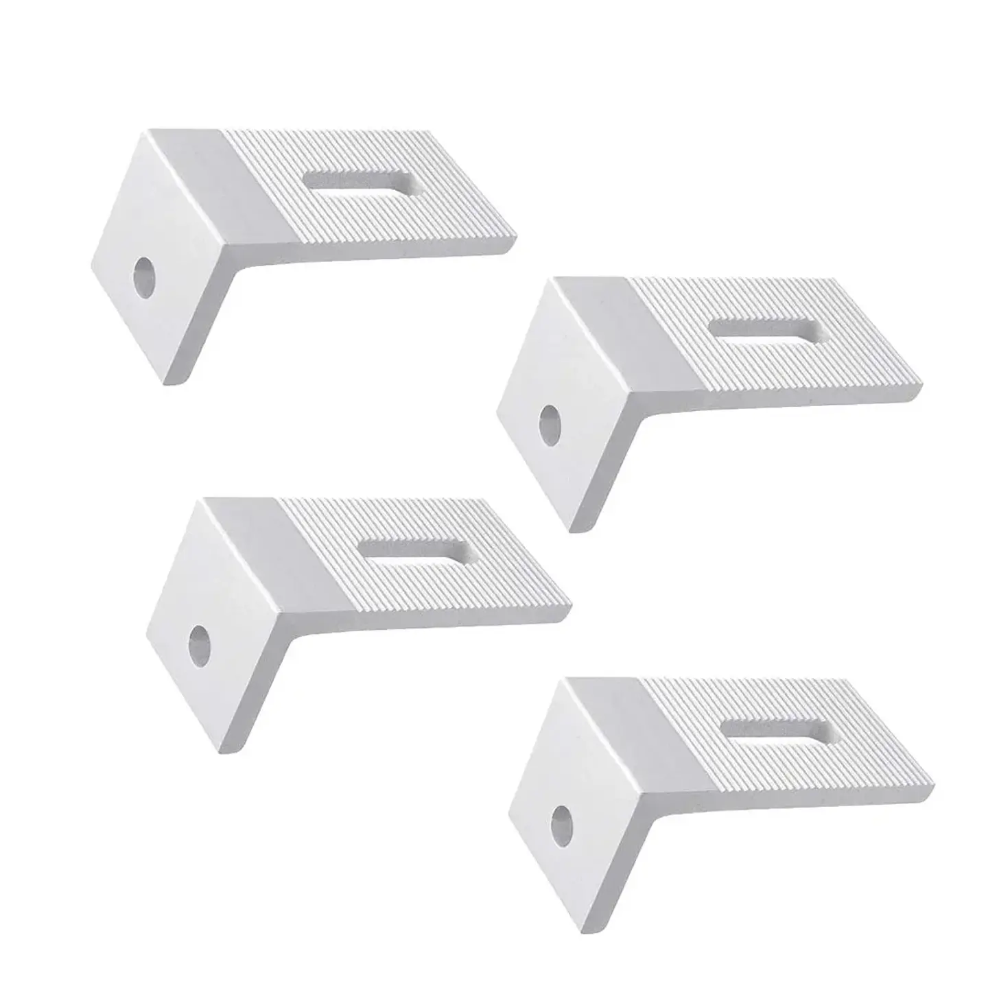 10pcs Solar Panel Mounting Brackets Flat Roof Mount Kit  Photovoltaic 90 Degree L Bracket Solar System Installation Accessories 7