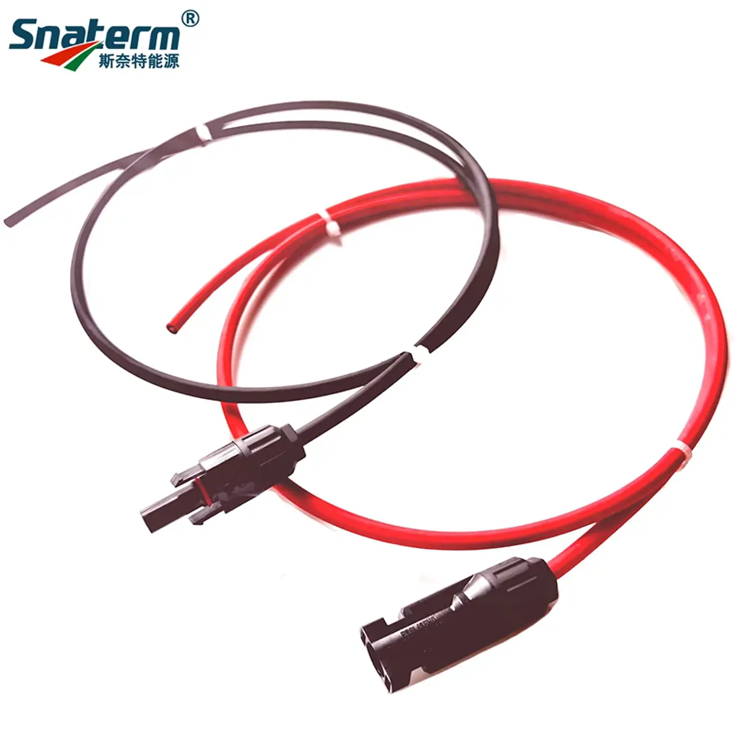 1 Pair Solar Panel Extension Cable Copper Wire Black and Red with solar Connector Solar PV Cable 6/4/2.5 mm2 10/12/14 AWG 4