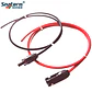 1 Pair Solar Panel Extension Cable Copper Wire Black and Red with solar Connector Solar PV Cable 6/4/2.5 mm2 10/12/14 AWG - thumbnail 4