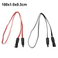 Flexible Flat Cable Flat Solar Cable 100cm Length Compatible With PV Connectors Copper Wire Core For Casement Installation - thumbnail 5