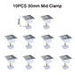 Solar Panel Adjustable Bracket Clamps PV Bracket Mounting Clip Solar Mid And End Clamp 30mm 35mm 40mm For Fixing Solar Panel - thumbnail 13