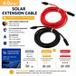 Solar Extension Cable 1-10M Waterproof PV Wire Red Black 2.5/4/6mm² Copper Cable for RV Home Off Grid Solar System - thumbnail 8