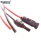 1 Pair Solar Panel Extension Cable Copper Wire Black and Red with solar Connector Solar PV Cable 6/4/2.5 mm2 10/12/14 AWG - thumbnail 6