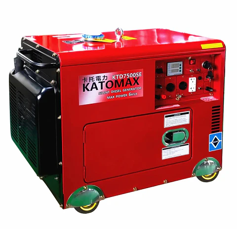 KATOMAX Silent Diesel Generator, 4.5 kW Rated / 5 kW Peak | Nova Bliss