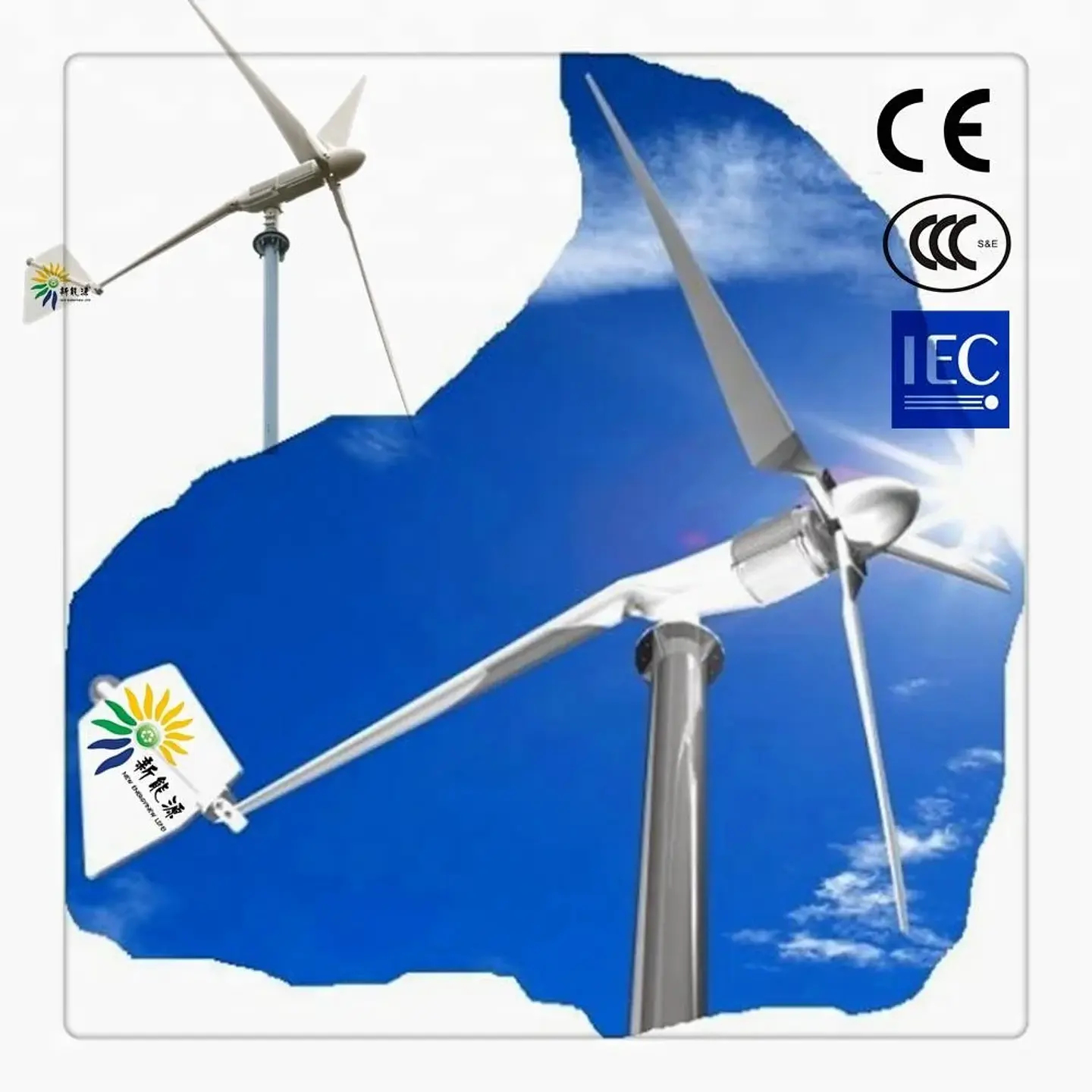 HLD Horizontal-Axis Wind Turbine, 1 kW Rated | Nova Bliss 3