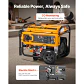 VEVOR Dual-Fuel Portable Generator, 4,650 W Peak | Nova Bliss - thumbnail 6