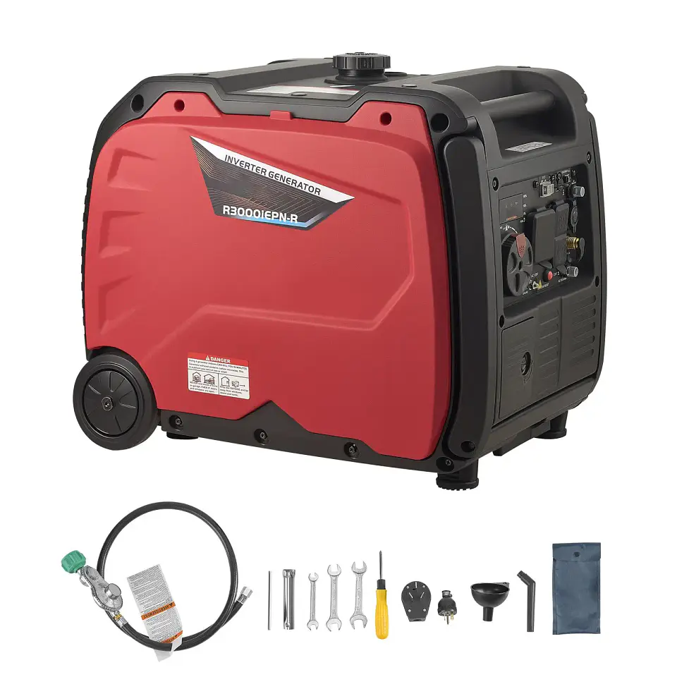 Quiet Dual-Fuel Gasoline / LPG Inverter Generator, 4,200 W Peak | Nova Bliss 1