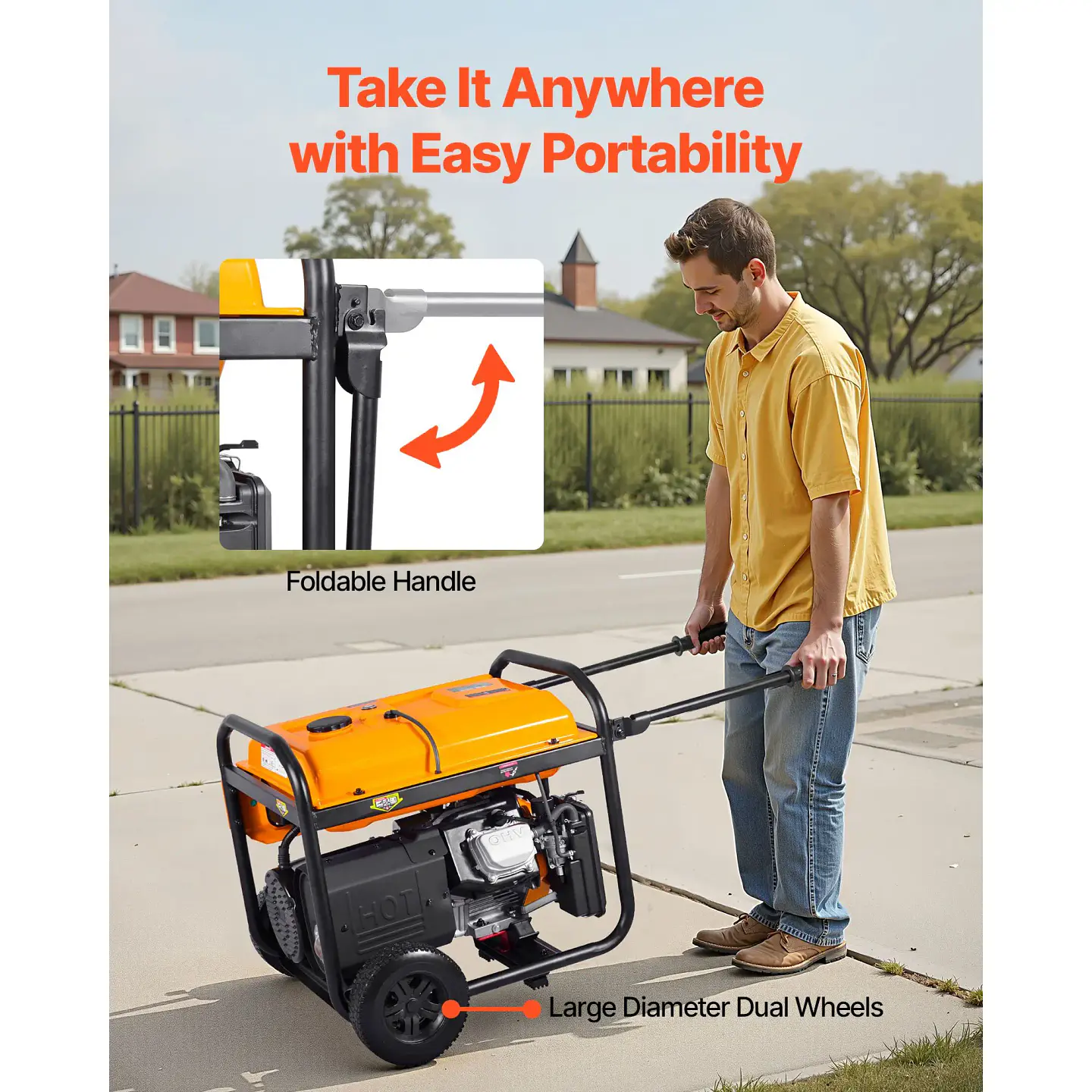 Portable Dual-Fuel Gasoline / LPG Generator | Nova Bliss 4