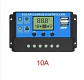 10A–100A PWM Solar Charge Controller — 12V/24V, LCD & USB - thumbnail 10