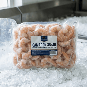CAMARÓN 36/40 COCIDO PELADO Y DESVENADO (1 kilo)