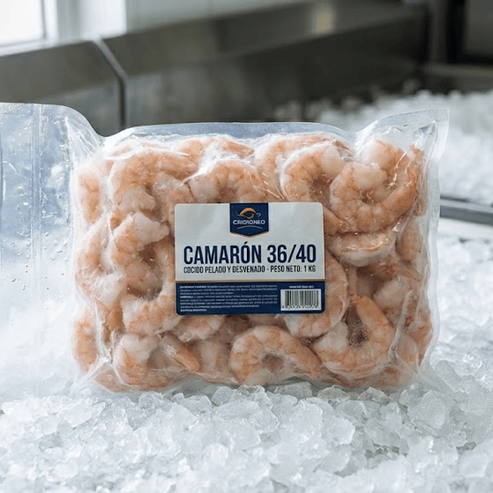 CAMARÓN 36/40 COCIDO PELADO Y DESVENADO (1 kilo) 1