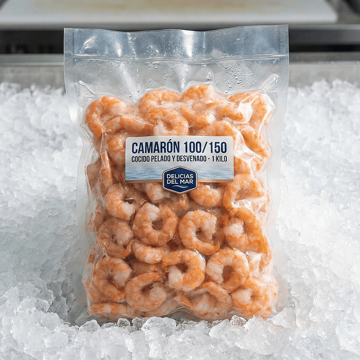 CAMARÓN 100/150 COCIDO PELADO Y DESVENADO (1 kilo) 1