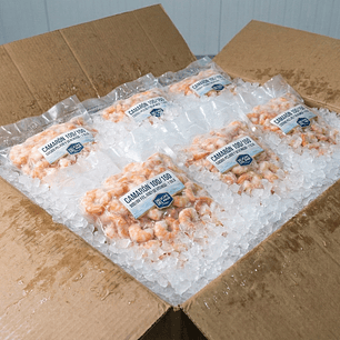 POR MAYOR CAMARÓN 100/150 COCIDO PELADO Y DESVENADO (20 KILOS)