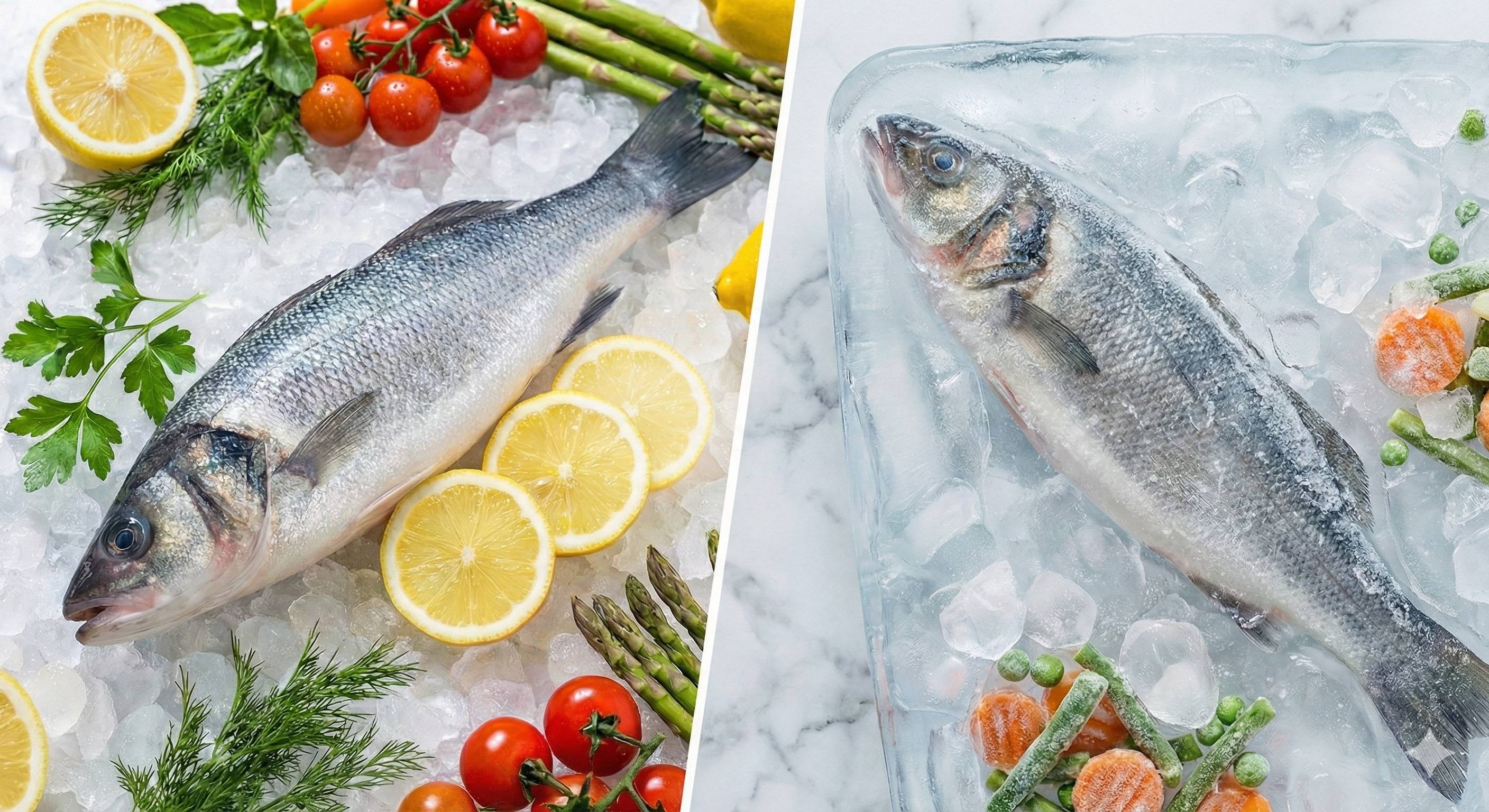 Fresco vs. congelado: "¿Es el pescado congelado menos nutritivo que el fresco? La verdad te sorprenderá.