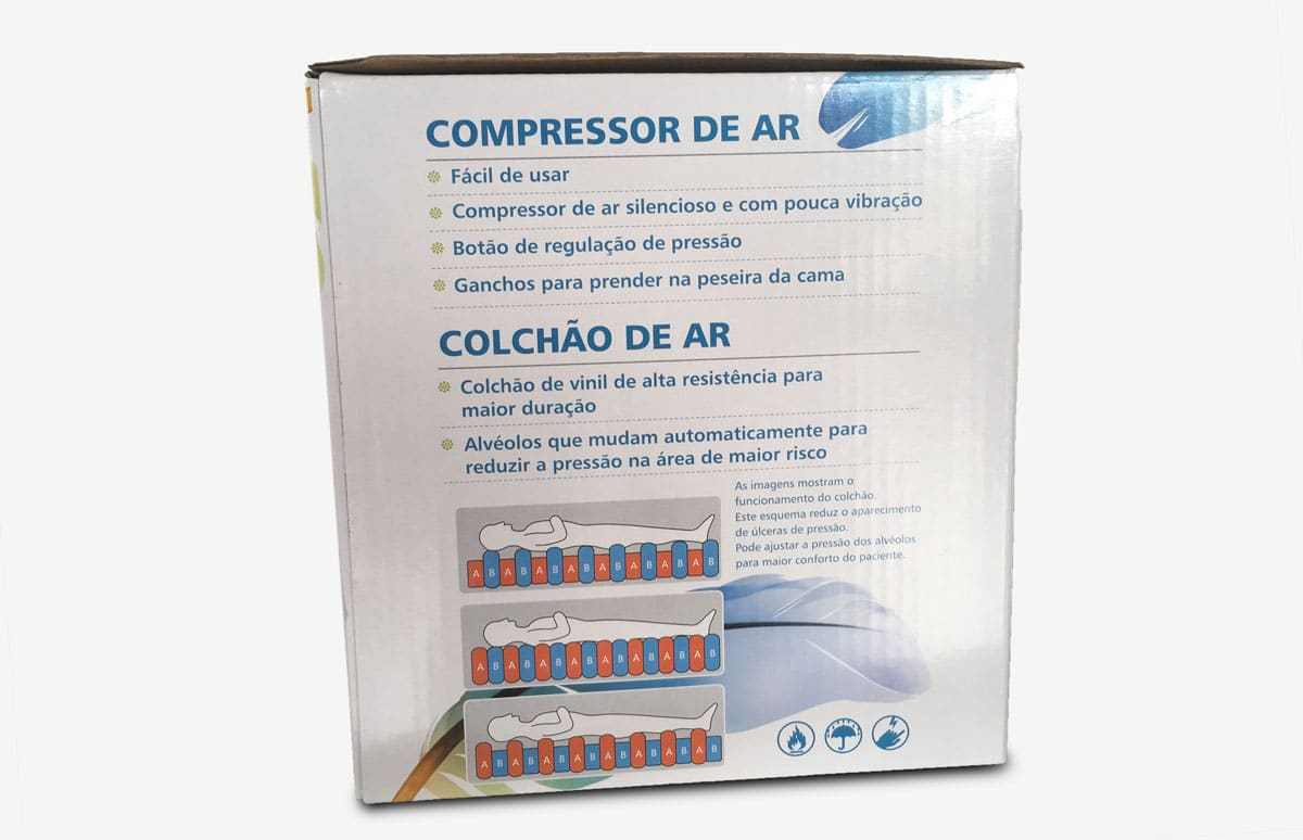 Sobre-colchão de Prevenção de escaras 3