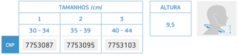 ACV201 - Colar Cervical  9,5 cm