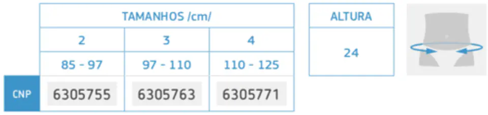 Cinta de Proteção Laboral Sacrolombar - ACE604 2