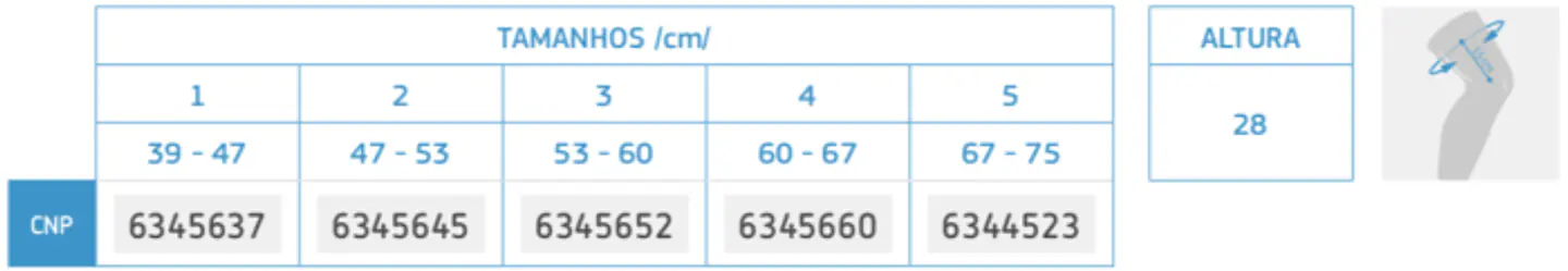 ACE810 - Joelheira Multifuncional de Estabilização - Genulig Stab® 2