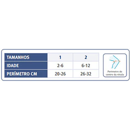 OP1183 - Joelheira Pediátrica acolchoada de Proteção 