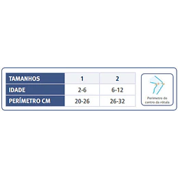 OP1181 - Joelheira Pediátrica com Barras Estabilizadoras 