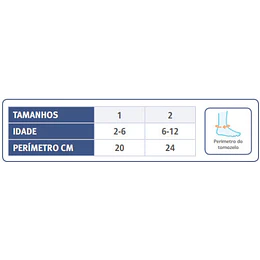 OP1190 - Suporte Pediátrico para Tornozelo 