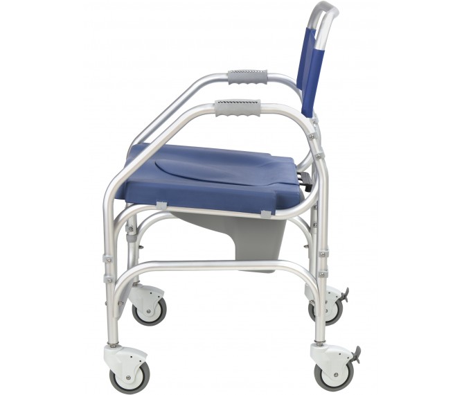 Cadeira Sanitária e de Banho Pacific Skin com Rodas 4
