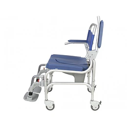 Cadeira Sanitária e de Banho Atlantic Com Rodas