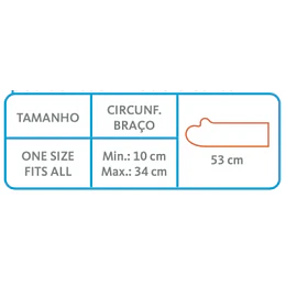 OSL4355 - Protetor pediátrico de braço para ortóteses e gesso - modelo curto