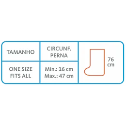 OSL4485 - Protetor pediátrico de perna para ortóteses e gesso 