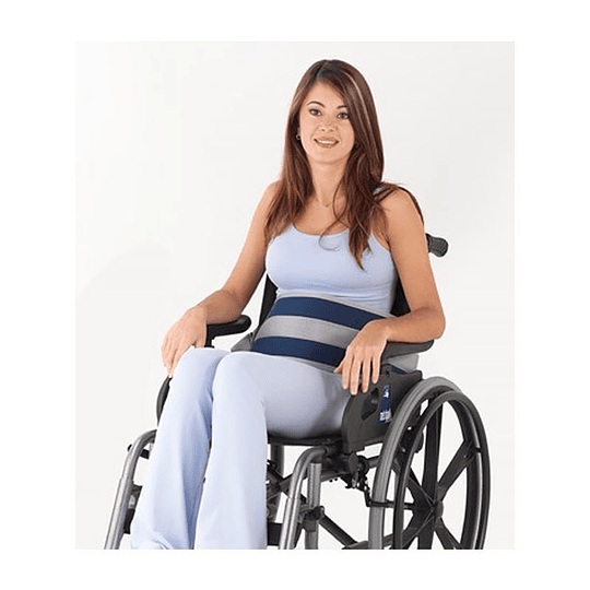 Cinto abdominal com fecho em clip para cadeira de rodas AD-11