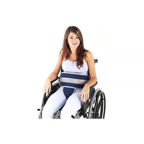 Cinto abdominal pélvico com fecho clip para cadeira de rodas - AD12