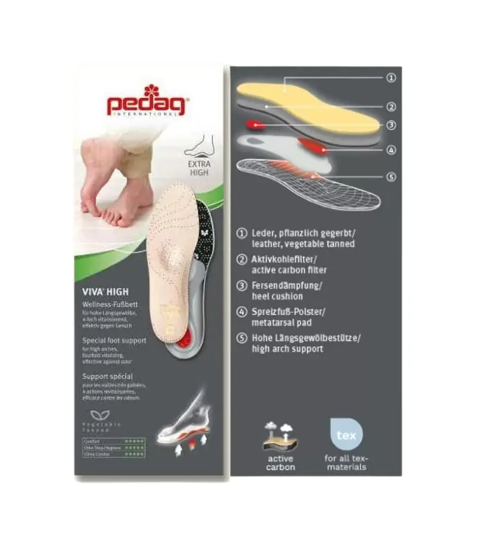 Palmilha para Apoio do Arco Plantar Alto VIVA HIGH 2
