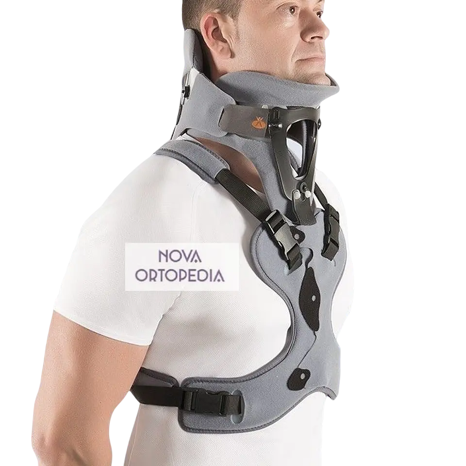 Colar Cervical Bivalvo Com e Sem Apoio Torácico - Tpo Minerva CC2800. 1
