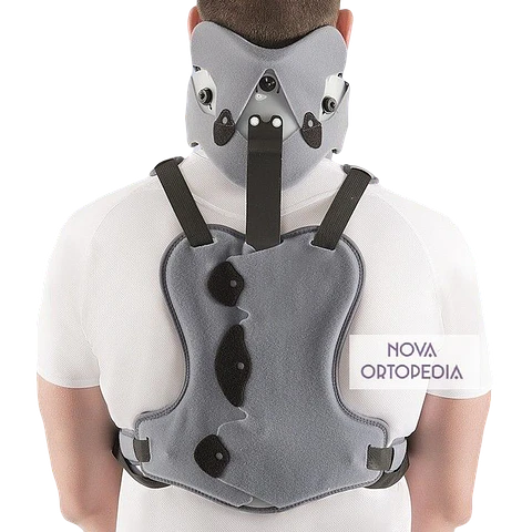Colar Cervical Bivalvo Com e Sem Apoio Torácico - Tpo Minerva CC2800.