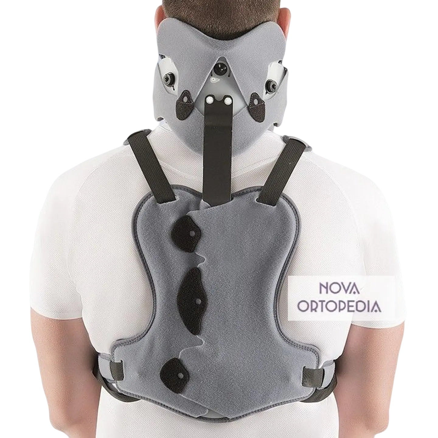 Colar Cervical Bivalvo Com e Sem Apoio Torácico - Tpo Minerva CC2800. 2