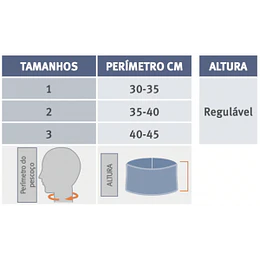 Colar Semi-rígido Regulável com Apoio de Queixo - CC2400
