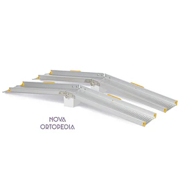 Rampas alumínio dobráveis para Cadeira de Rodas