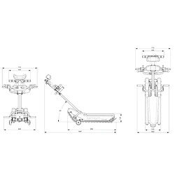 Oruga Trepador de Escadas Portátil - LG2004