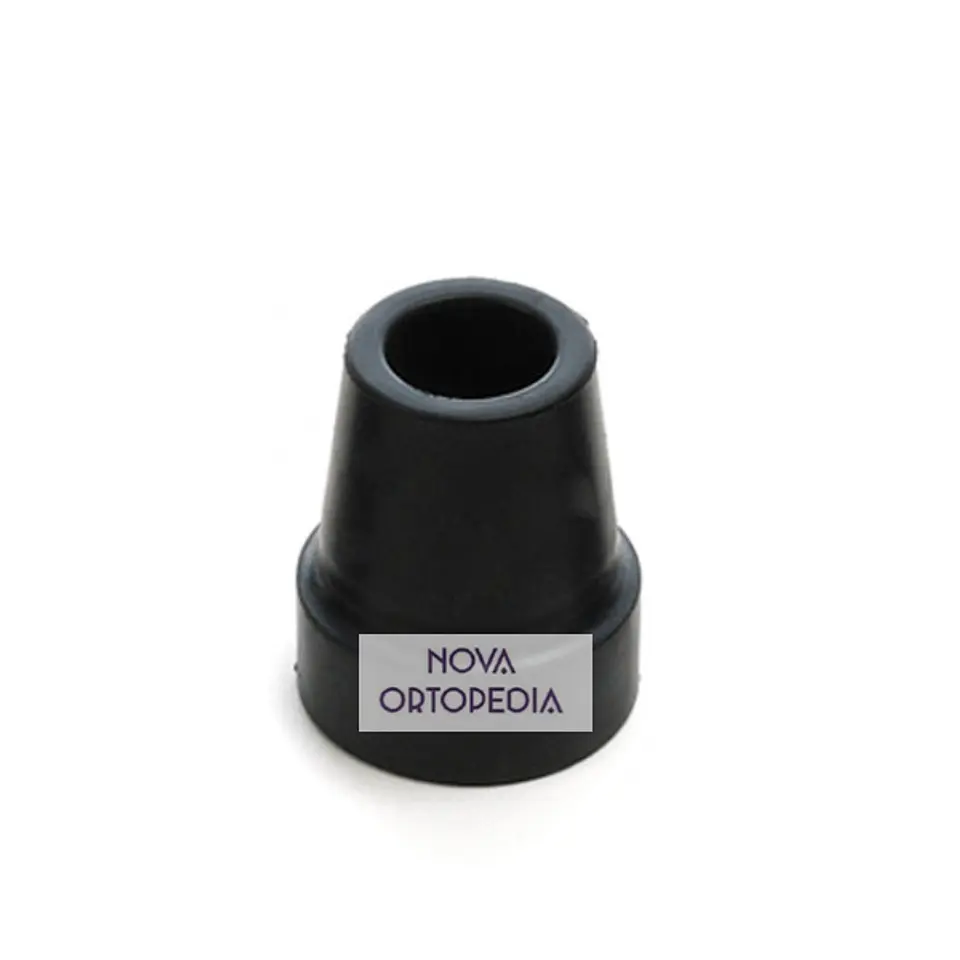 Ponteira / Borracha para Canadiana e Andarilho Cor Preta 1