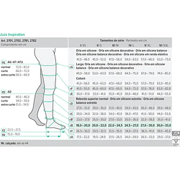 Meias de Compressão de Design INSPIRATION