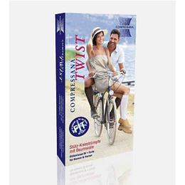 Meias de Descanso Algodão Compressana Twist 