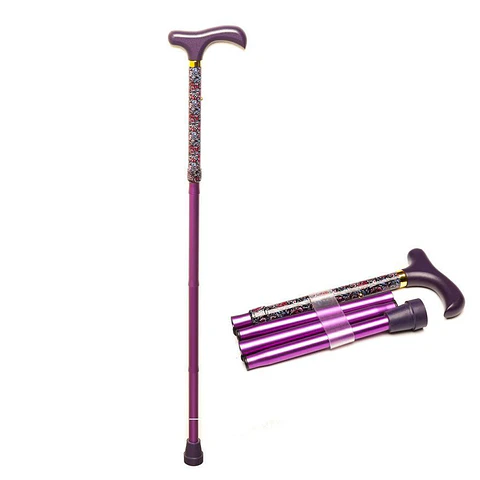 Bengala Dobrável Lux Púrpura - 600085