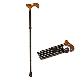 Bengala Dobrável, Punho Madeira - 533505