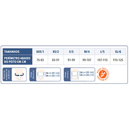 Faixa Elástica Torácica Homem / Mulher