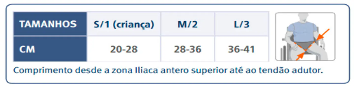 Arnês Imobilizador Abdutor de Pernas - 1206 2