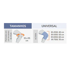Tala Imobilizadora de Joelho a 0º - Tipo Depuy 