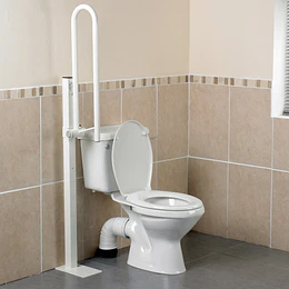 Barra de banho dobrável no mastro LUX